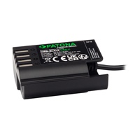 PATONA Adaptateur de batterie d'entrée USB-C Premium DMW-BLK22 DC-S5 G9 GH5 GH5S GH6 Entrée 8.5V-9.25V Out 8.4V