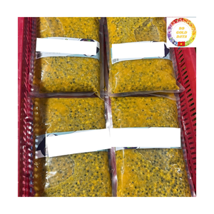 Meilleur prix Vietnam Purée de fruit de la passion surgelée IQF avec pépins Couleur dorée fraîche Saveur naturelle Idéal pour les smoothies jus desserts - Product Image 6