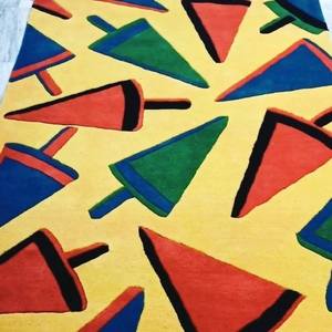 Alfombra moderna de lana 100% con mechones a mano, Alfombra de malta única y esponjosa con altura de pila de felpa de Color sólido para uso en el suelo del hogar - Product Image 5