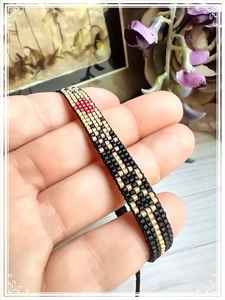 Vente chaude à la mode multicolore broderie verre perle lumière luxe mode bracelets pour femmes couleur personnalisée meilleur prix inde - Product Image 4