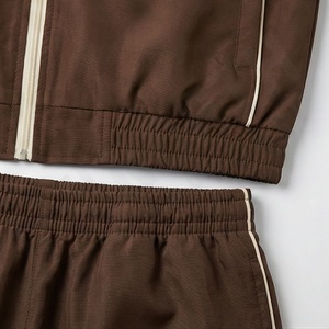 Ensemble de survêtement pour hommes grande taille, vente en gros, logo personnalisé, molleton de coton surdimensionné, tenue d'entraînement deux pièces, ensemble de sport d'hiver, mode - Product Image 5
