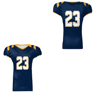 ขายส่งเสื้ออเมริกันฟุตบอลเปล่าเสื้อระเหิดออกแบบ OEM เสื้อรักบี้แบบกําหนดเอง - Product Image 5