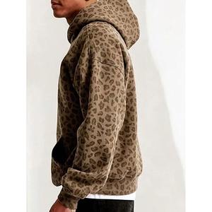 2025 à la mode hommes hiver 100% coton coupe régulière Streetwear à capuche américain rétro haut de rue - Product Image 4