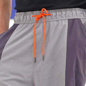 Séchage rapide Halal solide décontracté dentelle peignée Cargo Shorts hommes genou couvrant modeste plage islamique troncs en gros - Product Image 3