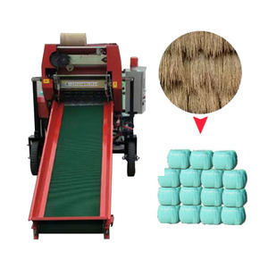 Presse à balles carrées de luzerne Machine automatique pour l'emballage de paille de foin de biomasse humide Ensilage de maïs Productivité élevée Garantie 1 an - Product Image 3