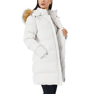 2025 chaqueta Parka a prueba de viento de Invierno para mujer, abrigo con cremallera de Color sólido, capucha extraíble y piel Reversible y de talla grande Casual - Product Image 4