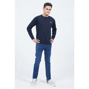 Custom logo Men's BAILZ Crew Neck Sweatshirt Long Sleeves Anti-Wrinkle & Anti-Shrink 3D Embroidered Screen <b>Printed</b> Sizes XXS XL - Product Image 4
