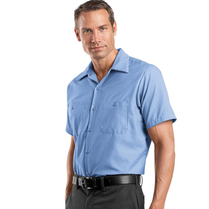 2024 ropa de trabajo informal para hombres, forro de algodón y poliéster, camisas de pesca tejidas de manga corta, trabajos al aire libre, venta al por mayor, nuevas camisas de seda - Product Image 3