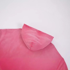 Sudadera con Capucha para Hombre, de Algodón Puro, Talla Grande, con Diseño Degradado Pintado con Spray - Product Image 4