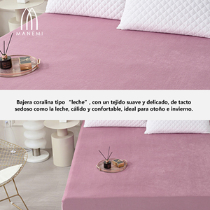 Drap-housse ajusté Colarina 100 % polyester de qualité supérieure, uni, à poches profondes, chaud, doux, respirant, idéal pour l'hiver et les lits plats - Product Image 6