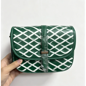 Bolso Bandolera Clásico de Marca OEM, Inspirado en Diseñadores, Unisex, Cuero PU Genuino, Correa de Hombro Ajustable, Portátil, Capacidad de 1-2L, Otoño - Product Image 4