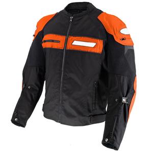 Chaqueta de cuero de moto de carreras personalizada chaquetas de moto de carreras de cuero auténtico acolchado de Pakistán - Product Image 6