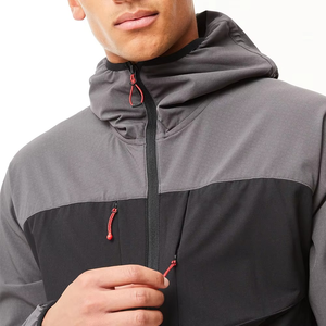 Veste coupe-vent légère à la mode, vente en gros, vêtements de travail sportifs personnalisés, veste coupe-vent imperméable pour hommes, service OEM - Product Image 4