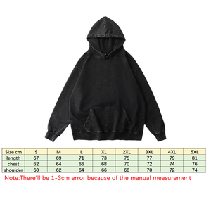 Sudaderas Cortas Extra Grandes con Lavado Ácido para Hombre, de Algodón, Lisas, al por Mayor, con Logotipo Personalizado Bordado, Estilo Vintage - Product Image 3