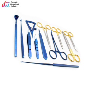 12 pièces d'ensembles chirurgicaux bonne qualité en acier inoxydable ensemble de base des Instruments de chirurgie plastique par debonairii - Product Image 2
