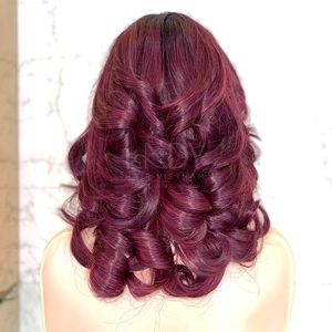 Pelucas de buena calidad de color hinchable de 100% cabello humano vietnamita cabello humano real sin mezcla - Product Image 3