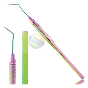 ที่ดัดขนตาสแตนเลสสีดำด้านระดับพรีเมียม  โลโก้สั่งทำได้  เครื่องมือเสริมความงามแบบใช้ซ้ำได้  เครื่องมือดัดขนตาสีดำด้านสุดหรู - Product Image 6