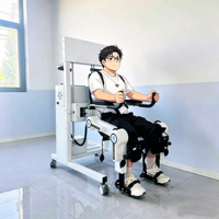 Exosquelette robotisé électrique à double vitesse réglable pour la marche et la position debout assistées, avec capacité de levage.