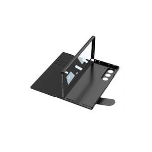 Étui de luxe en silicone Netzy pour Galaxy Z Fold 6, série Business Safa, protection de l'appareil photo, fente pour carte, support pour S-Pen - Translucide INS - Product Image 3