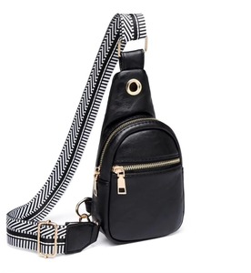 กระเป๋าสะพายพาดลำตัวหนังคุณภาพสูงสำหรับเดินทางในชีวิตประจำวันปรับน้ำหนักระดับกลางได้หลายกระเป๋าแบบคลาสสิก - Product Image 2