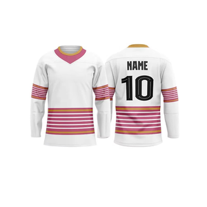 Men's Custom Logo Ice Hockey Jersey Breathable Sportswear Uniform with Customized Designs reversible ice hockey Uniform jerseys - Product Image 2
