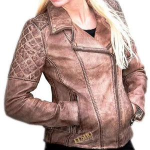 Veste en cuir pour hommes de haute qualité lavage et finition à la cire vêtements d'extérieur légers de printemps vêtements de mode élégants fabriqués à Sialkot Pakistan - Product Image 1