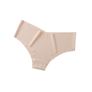 Custom Logo Seamless <b>Women</b> Panties Low Waist Traceless Ice <b>Silk</b> No Show V-Shape Bonded <b>Underwear</b> - Product Image 4