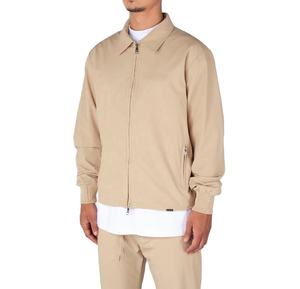 Veste de travail zippée en coton vintage personnalisée pour hommes veste de décoration surdimensionnée avec logo brodé pour hommes - Product Image 2