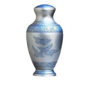 Urnes funéraires en laiton de haute qualité avec gravure complète urnes funéraires en métal fini de couleur or et noir pour cendres humaines - Product Image 6