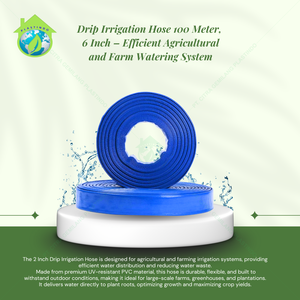 Tuyau d'irrigation goutte à goutte en PVC bleu de haute qualité SSBO, 6 pouces, 100 m, durable, anti-corrosion, longue durée de vie, fiable, pour jardins aquatiques - Product Image 4