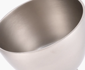 Mesa y suelo de forma redonda pulida Brillante De plata fundida de aluminio y macetas de tres patas de lujo de proveedor indio - Product Image 3