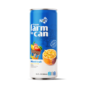 La mejor calidad 250ml Alu Can Mix Jugo de frutas y verduras de Vietnam Servicio OEM ODM Nuevo embalaje - Product Image 1