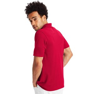 100% polos personnalisés en coton biologique pour hommes tricotés à manches courtes col polo vente en gros de chemises de golf unies de haute qualité pour hommes - Product Image 3