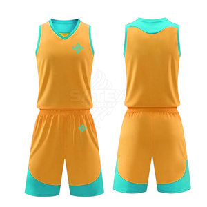 Ensembles d'uniformes de basket-ball respirants personnalisés 100% polyester Vêtements de sport pour hommes adultes - Product Image 3