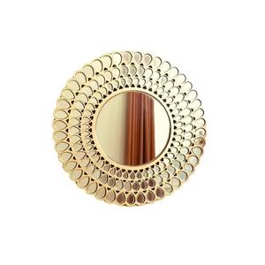 Miroir mural géométrique moderne en laiton pour la décoration de la maison, occasion de mariage - Product Image 3