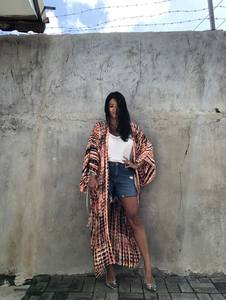 Tie Dye <b>Kimono</b> With Belt One Size Casual Boho Styles Holidays Ankle Length <b>Kimono</b> for <b>Beach</b> <b>Cover</b> <b>up</b> - Product Image 5