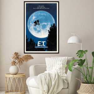 Design minimaliste E.T. Affiche de la comédie extraterrestre (États-Unis) - Product Image 1