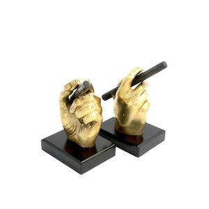 Metal Bookends in Best Quality Perfect for Tabletop and Desk <b>Book</b> Holder Supplies - Product Image 1
