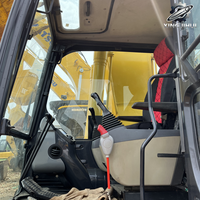 Excavatrice sur chenilles Komatsu PC210, 21 tonnes, excavatrice hydraulique moyenne, moteur SAA6D107, excavatrice de construction japonaise d'occasion