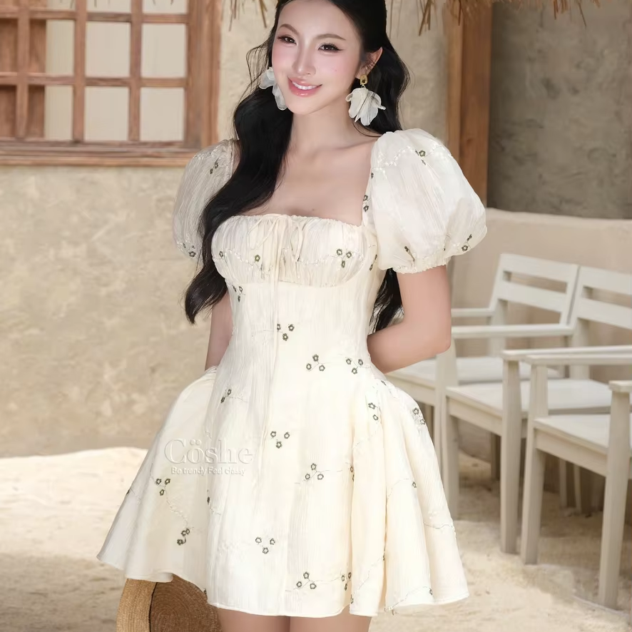 cute dresses korean INFENU Kawaii College Style Suit Black Sling Dress White Shirt Summer Sweet Fashion Women's Suit Elegant (Black,S) at Amazon Women's Clothing store it features a fitted bodice and a flared skirt that volume and movement Kawaii Korean Cute Dress Kawaii