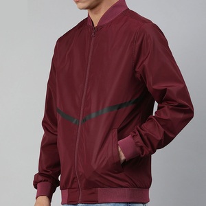 Wholesale 2018 Custom <b>Men</b> Blank Plain Nylon Ma-1 <b>Flight</b> Bomber <b>Jacket</b> - Product Image 2