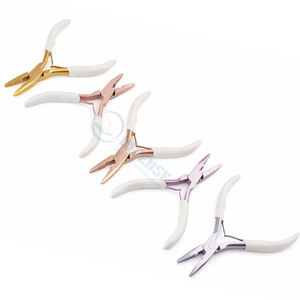 Pinzas de Acero Inoxidable de 7 Pulgadas, Ligeras y de Alta Calidad para Extensiones de Cabello con Anillos y Eslabones, Multifuncionales, 4 Piezas - Product Image 6