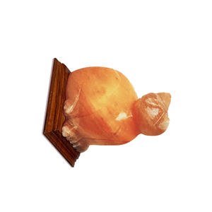 โคมไฟหินเกลือหิมาลายันแกะสลักด้วยมือรูปทรงสัตว์คริสตัลธรรมชาติที่เป็นเอกลักษณ์งานฝีมือระดับพรีเมี่ยมสัมผัสจริงสำหรับงานแต่งงาน - Product Image 6