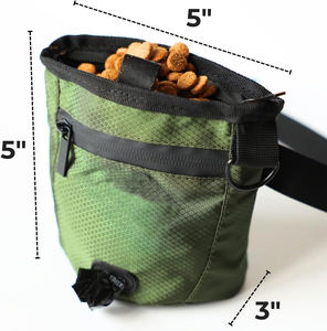 <span class=keywords><strong>Pochette</strong></span> à friandises pour chien miniature tendance, fermeture éclair magnétique |   Ceinture de taille fine pour l'entraînement, <span class=keywords><strong>aide</strong></span> à la promenade des chiens, distributeur de sacs à excréments en polyester - Product Image 4