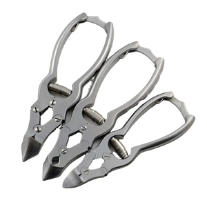 Pro Arte de uñas cortador de borde falso uñas Clippers inoxidable profesional consejos sobre arte borde cortadores de uñas falsas Clipper consejos de herramienta de la manicura - Product Image 6