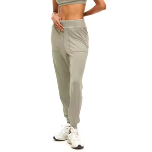 Best Selling Women's Casual <b>Winter</b> <b>Trousers</b> Quick Dry Fleece Joggers Elastic Mid Waist Closure Streetwear Style Multi-Colors - Product Image 1