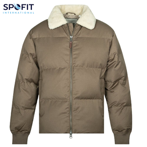 แจ็กเก็ตบับเบิ้ลสำหรับผู้ชายแจ็กเก็ตขนเป็ดคุณภาพสูงสำหรับกลางแจ้งฤดูหนาวขนาดใหญ่สีดำปรับแต่งแบรนด์ได้ตามต้องการ - Product Image 1