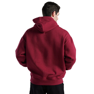 MOVA TEXTILES-Sudadera con capucha básica para hombre, sudadera lisa de manga larga con capucha y bolsillo frontal, ropa de calle, diseño básico - Product Image 3