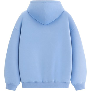 เสื้อสเวตเชิ้ตผู้ชายแบบคลาสสิก คอกลม ผ้าถักมีซับใน ขนแกะเทียม สีน้ำเงิน คุณภาพสูง ผลิตจากโพลีเอสเตอร์/คอตตอน สวมใส่สบาย เหมาะสำหรับใส่ลำลอง - Product Image 2