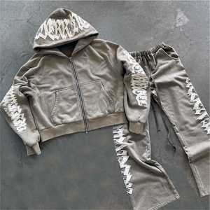Conjunto Deportivo de Invierno para Hombre, Tallas Grandes, de Alta Calidad, Transpirable, Ecológico, con Logotipo Personalizado, Ropa de Gimnasio Regular FORTLEO IND - Product Image 3